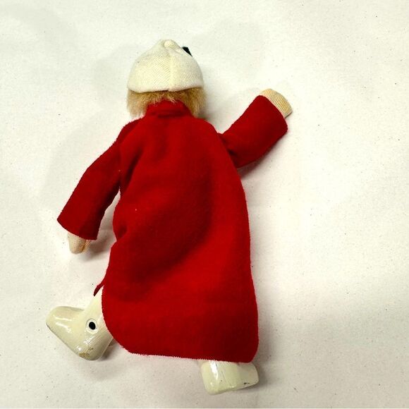 Vtg Small Caroler 1992 figure Night Before Christmas Book Poseable Buyers Choice - Picture 7 of 9